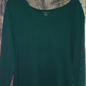 Croft and barrow long sleeve t